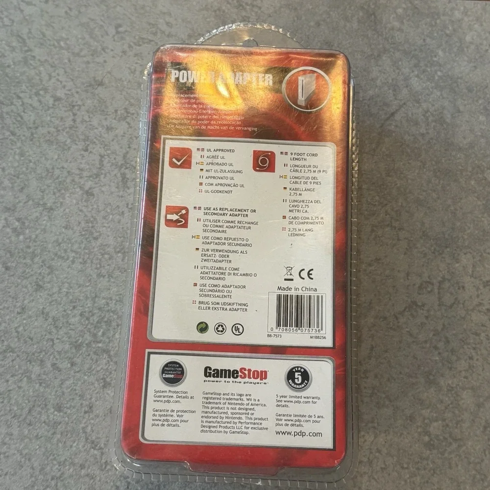 Gamestop AC POWER ADAPTOR for Nintendo Wii BRAND NEW